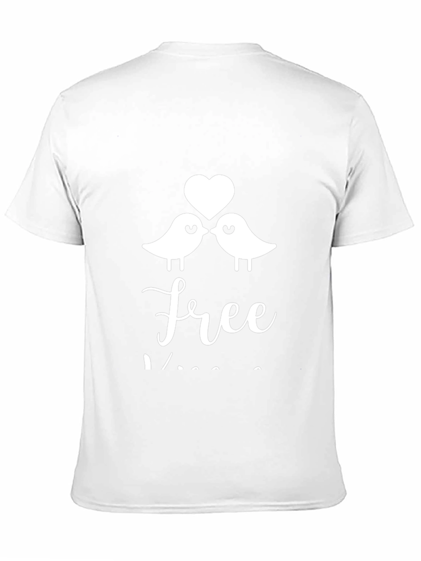 Love Birds Graphic Black T-Shirt