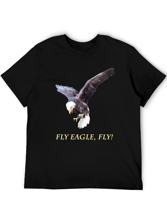 Fly Eagle Fly Graphic T-Shirt