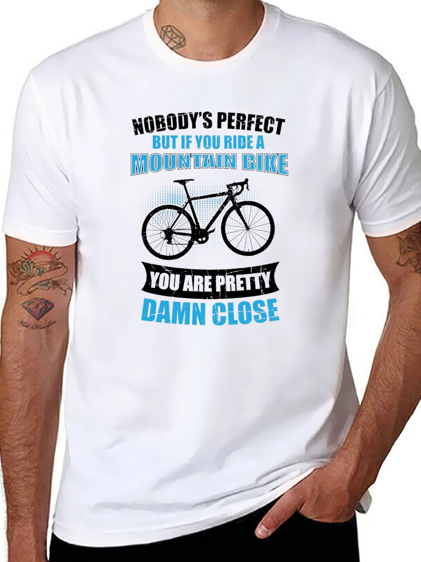 Mountain Bike Rider Graphic T-Shirt