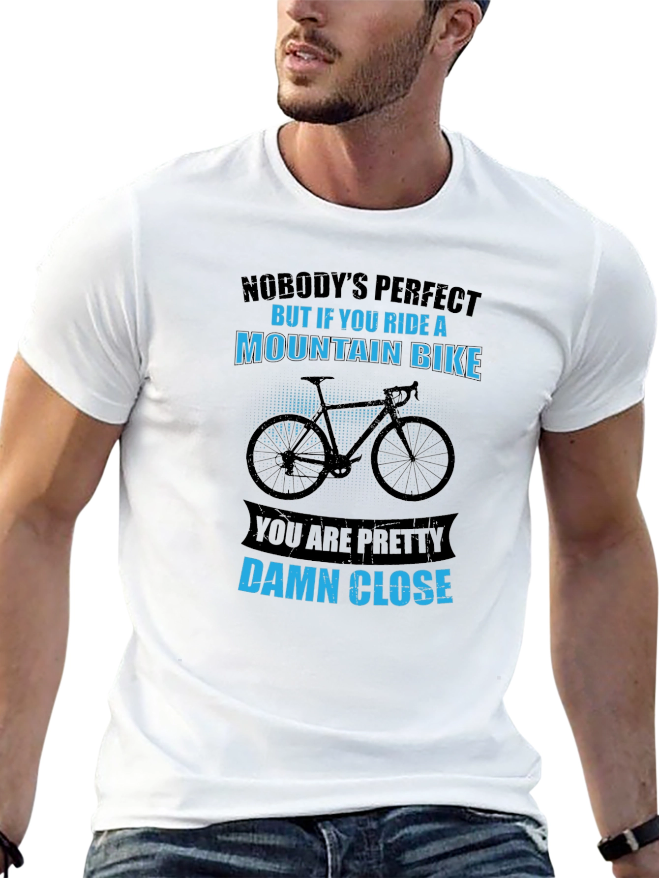 Mountain Bike Rider Graphic T-Shirt