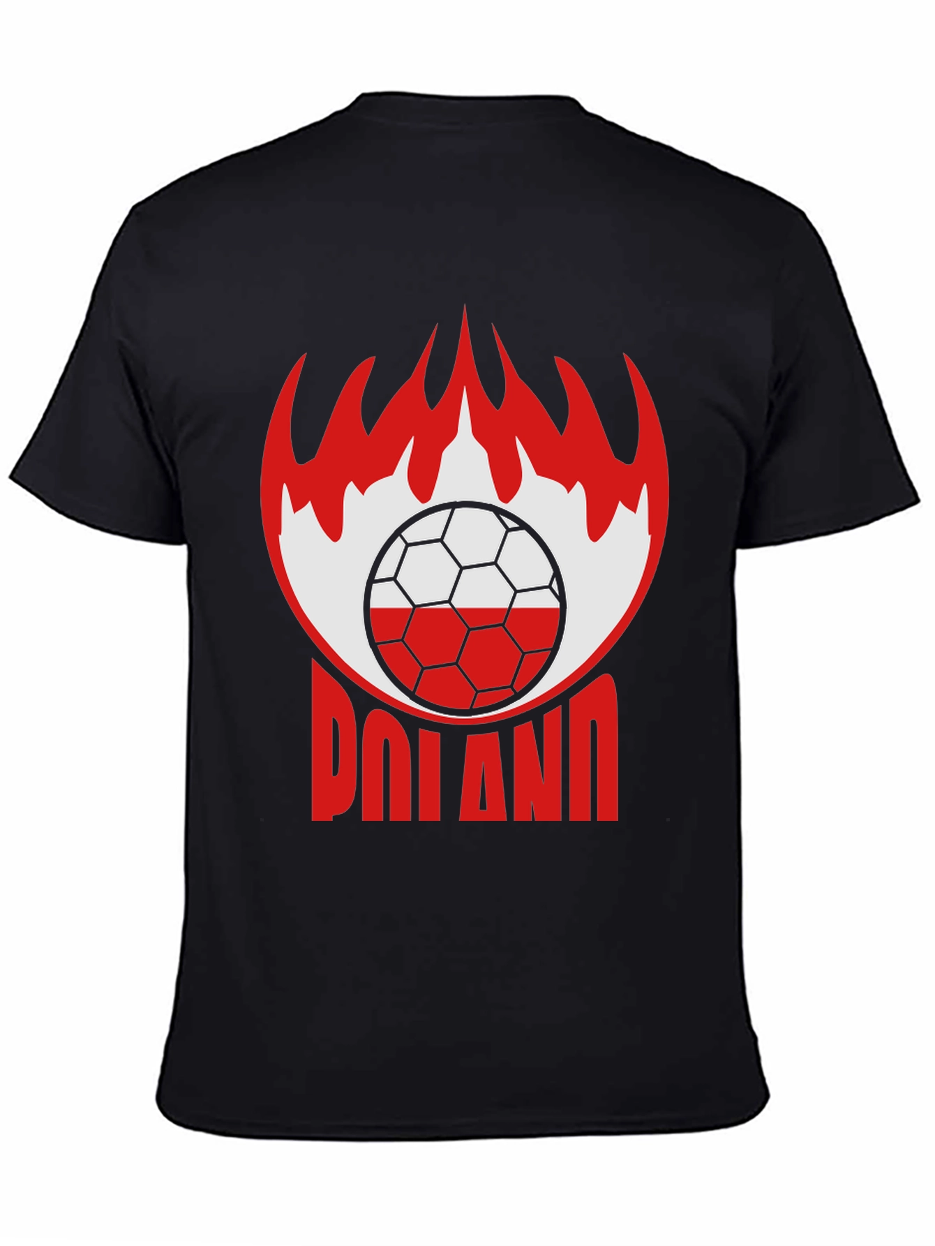 Poland Soccer Graphic Tee
