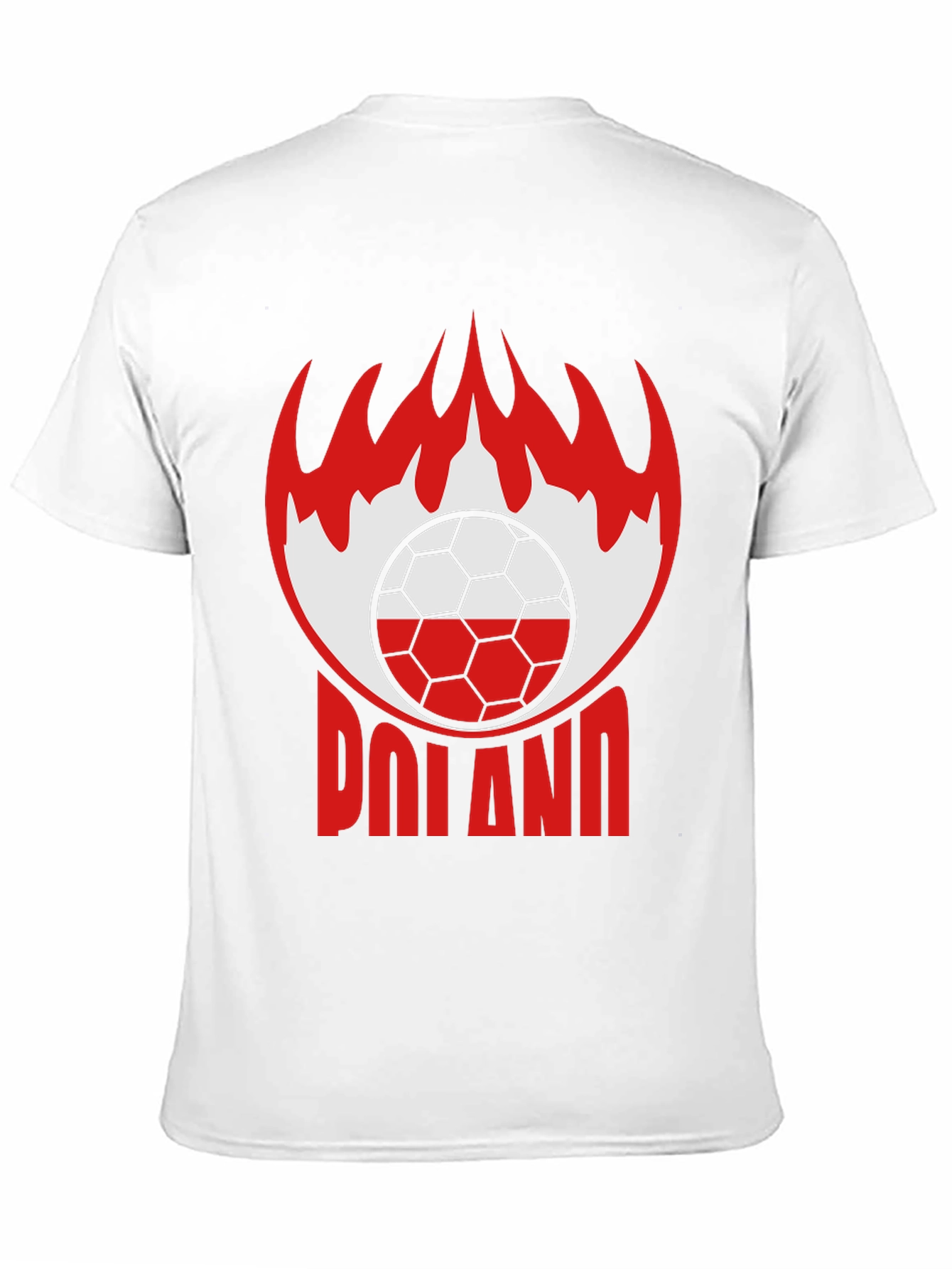 Poland Soccer Graphic Tee