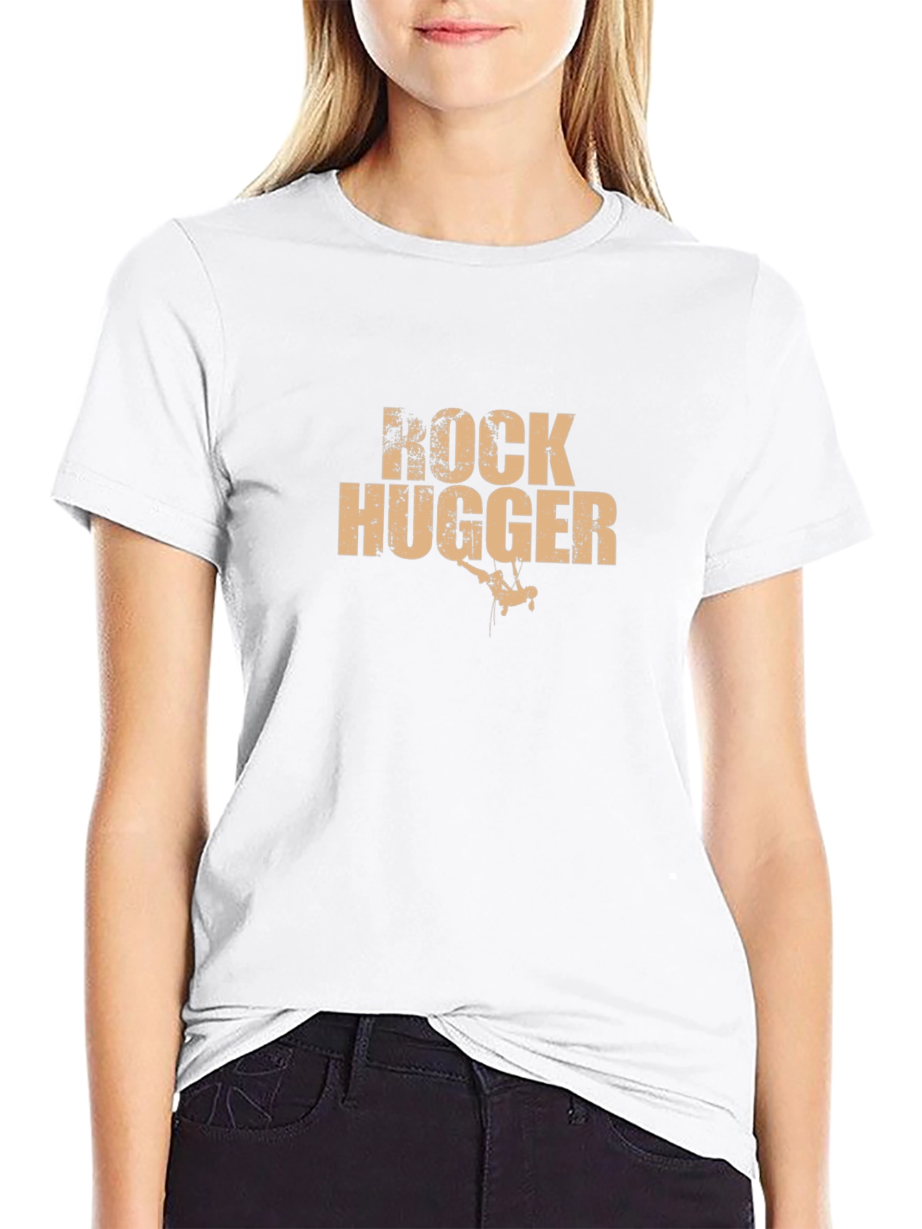 Rock Hugger Tee - Black Graphic T-Shirt