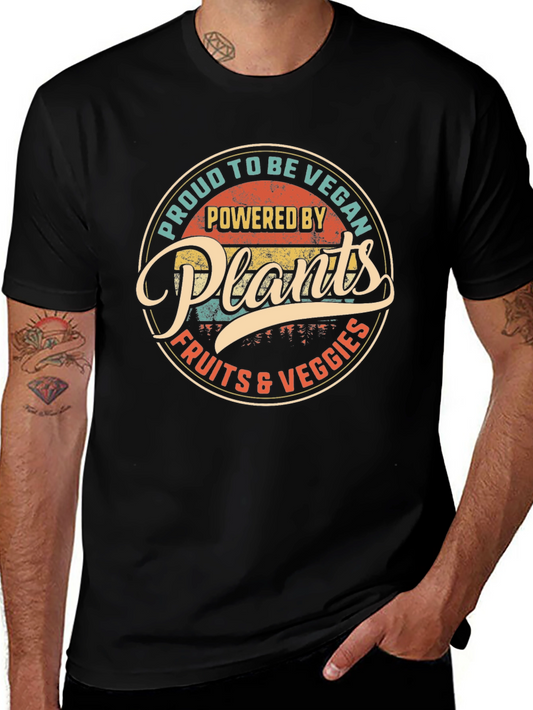 Proud Vegan Powered by Plants T-Shirt