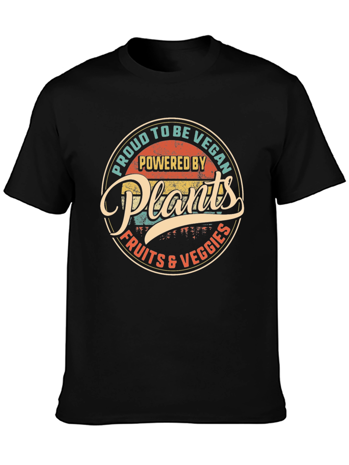 Proud Vegan Powered by Plants T-Shirt