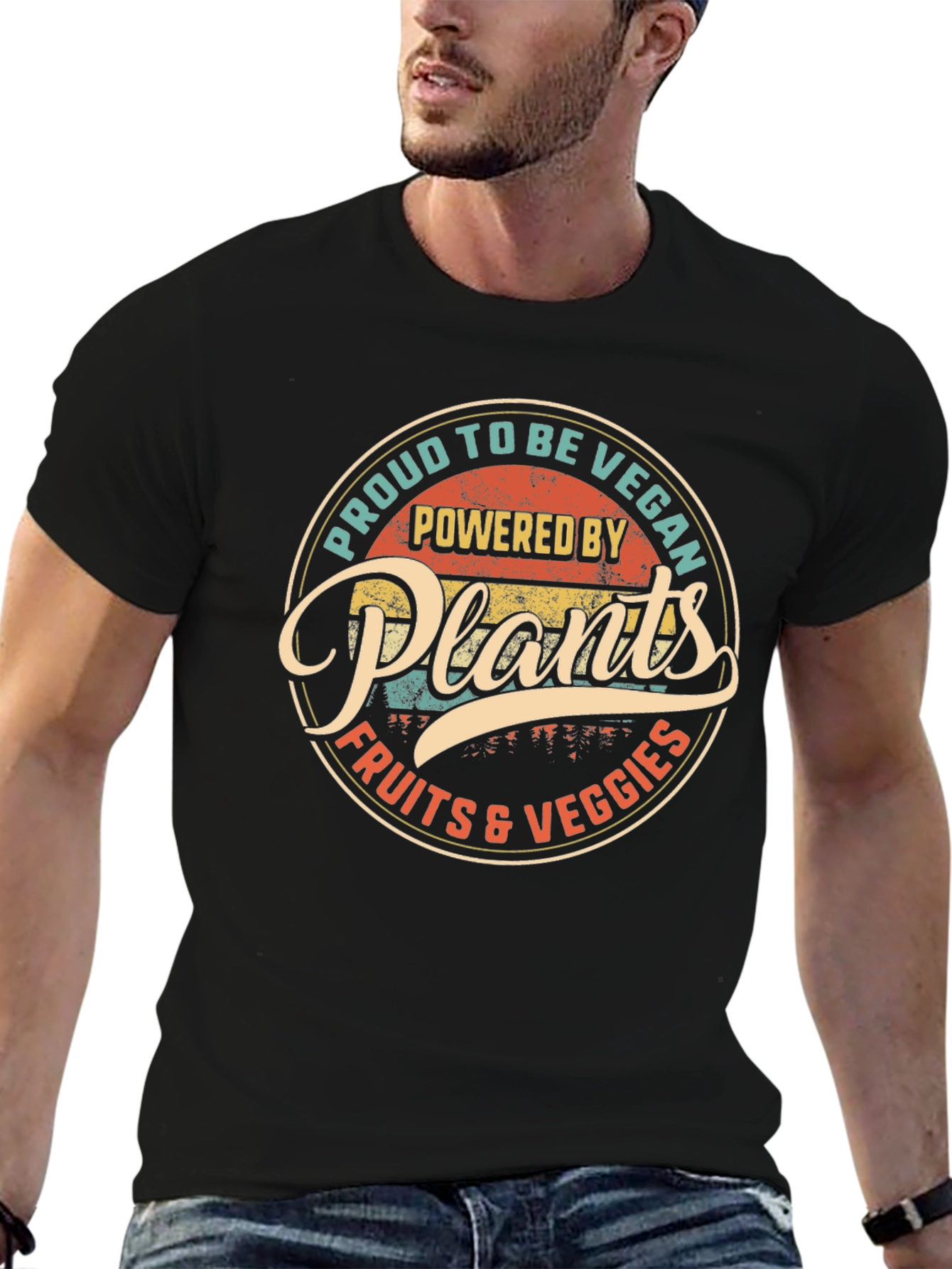 Proud Vegan Powered by Plants T-Shirt