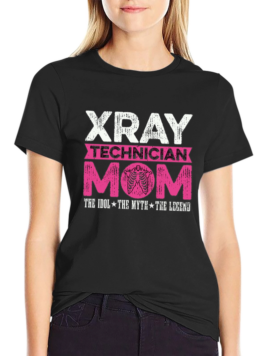 X-Ray Technician Mom Graphic T-Shirt