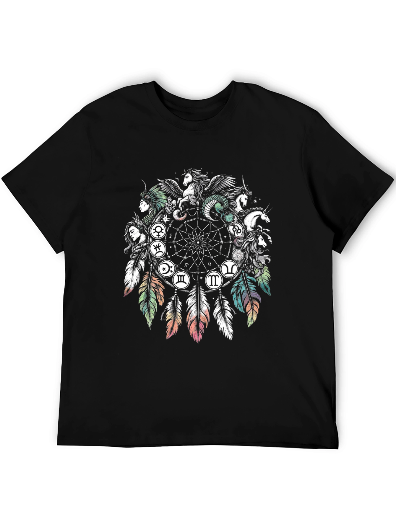 Dreamcatcher Zodiac Graphic T-Shirt