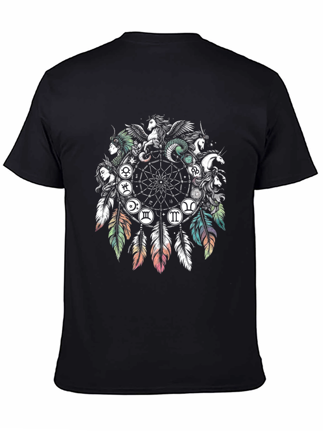 Dreamcatcher Zodiac Graphic T-Shirt