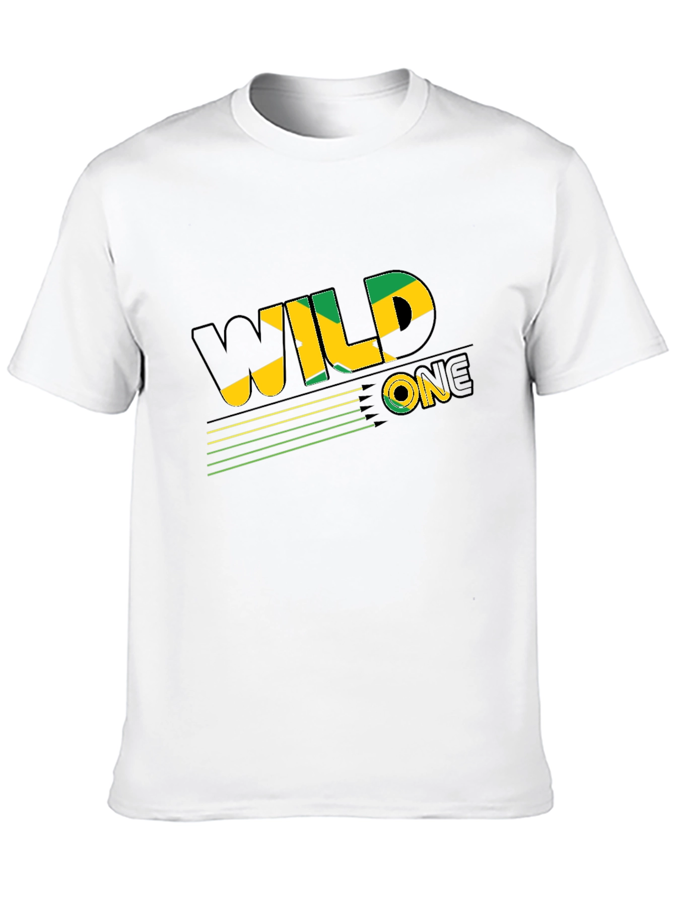 Wild One Jamaica Style Black T-Shirt