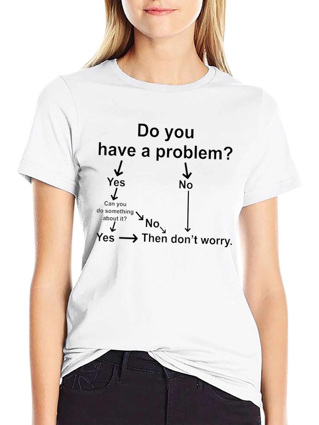 Problem Solving T-Shirt - Funny Flowchart Tee