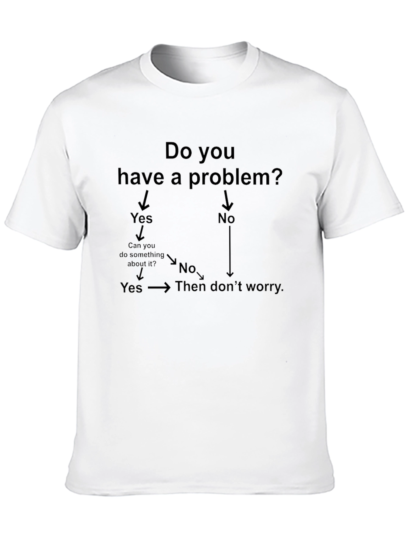 Problem Solving T-Shirt - Funny Flowchart Tee
