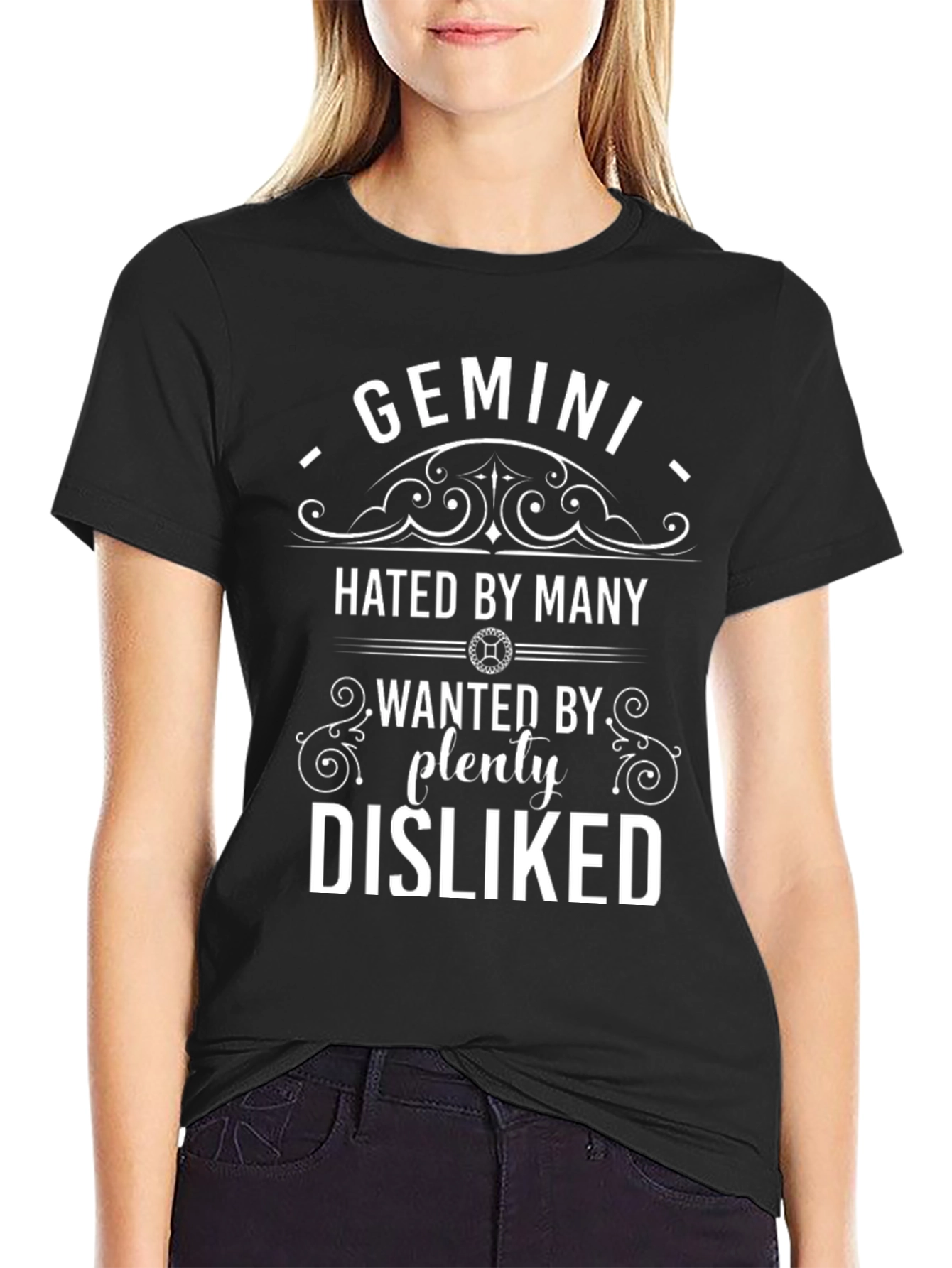Gemini Hated/Wanted Funny Graphic T-Shirt