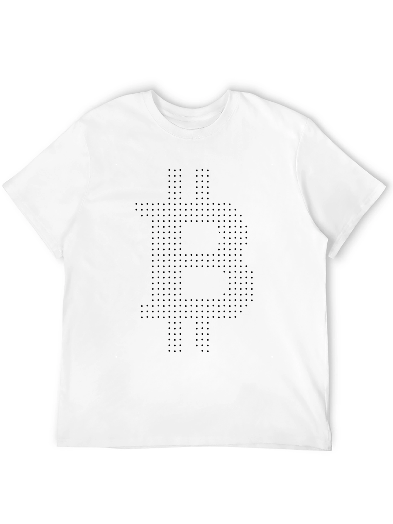 Bitcoin Dot Matrix T-Shirt - Crypto Currency Tee