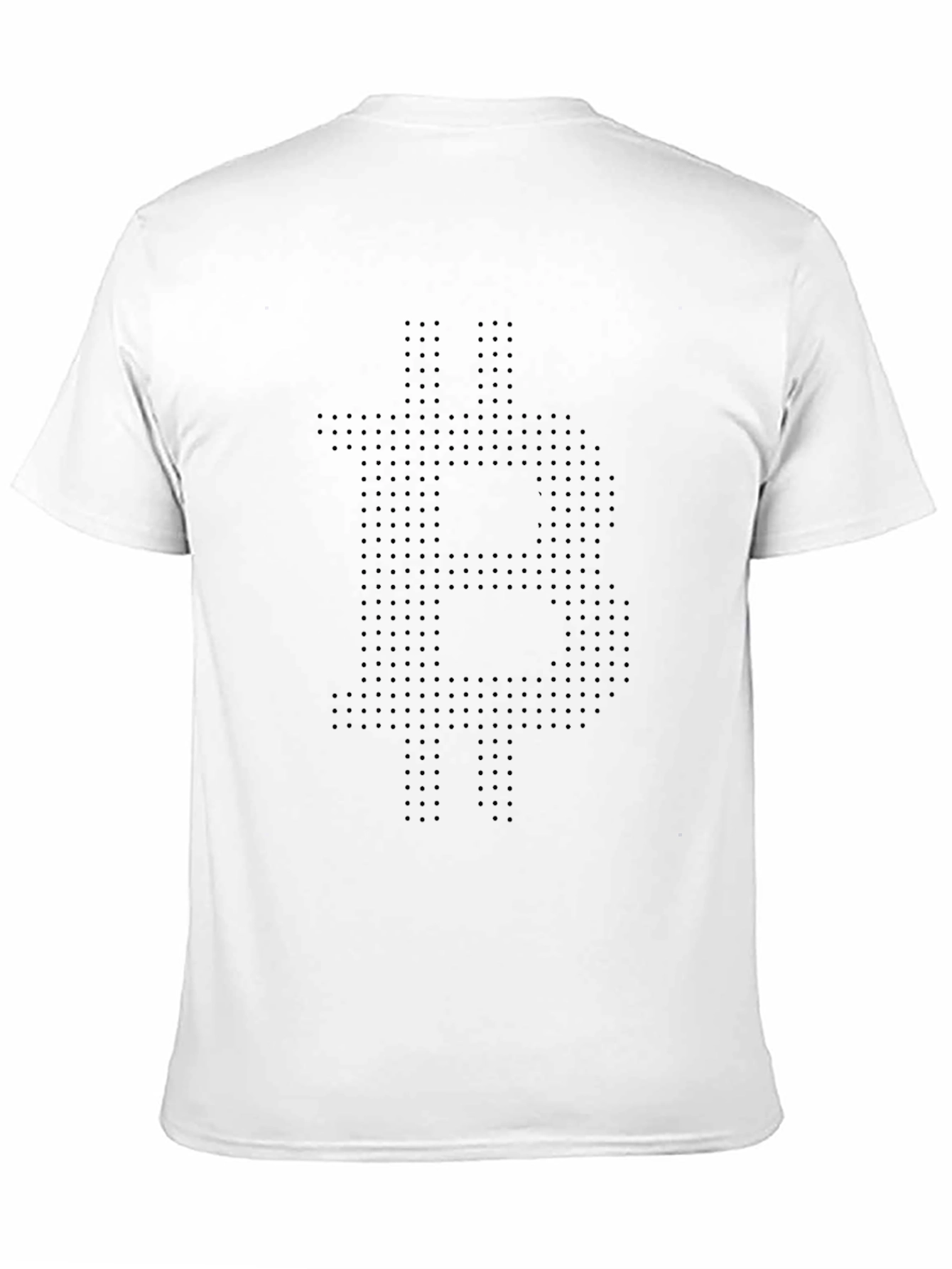 Bitcoin Dot Matrix T-Shirt - Crypto Currency Tee