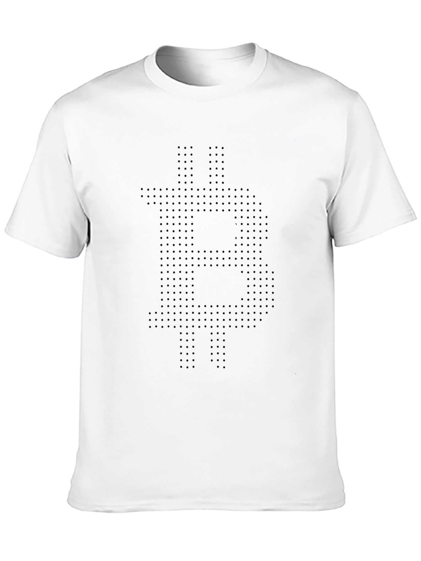 Bitcoin Dot Matrix T-Shirt - Crypto Currency Tee