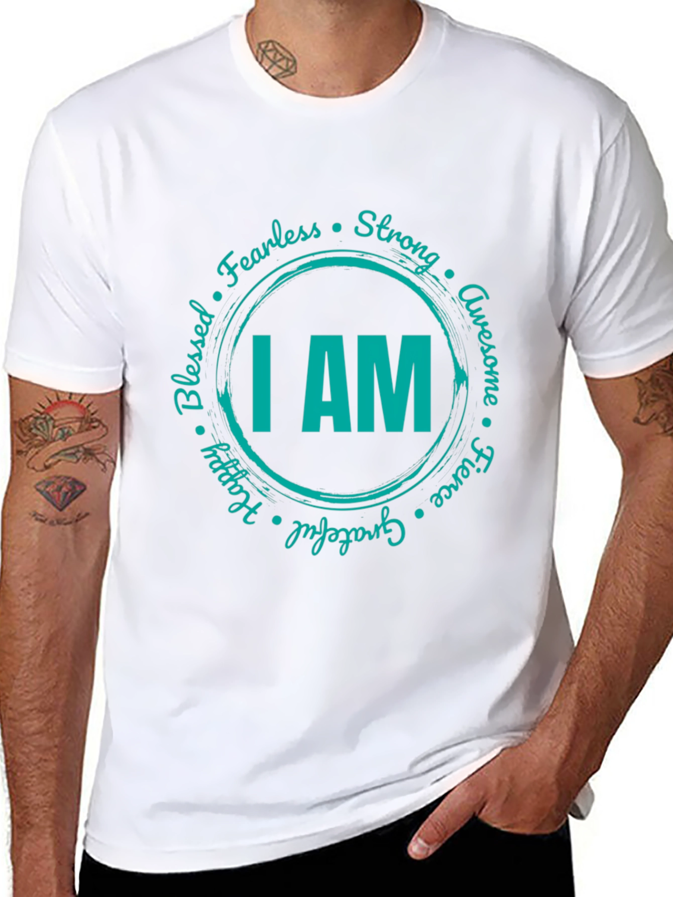 I AM Circle Graphic Tee