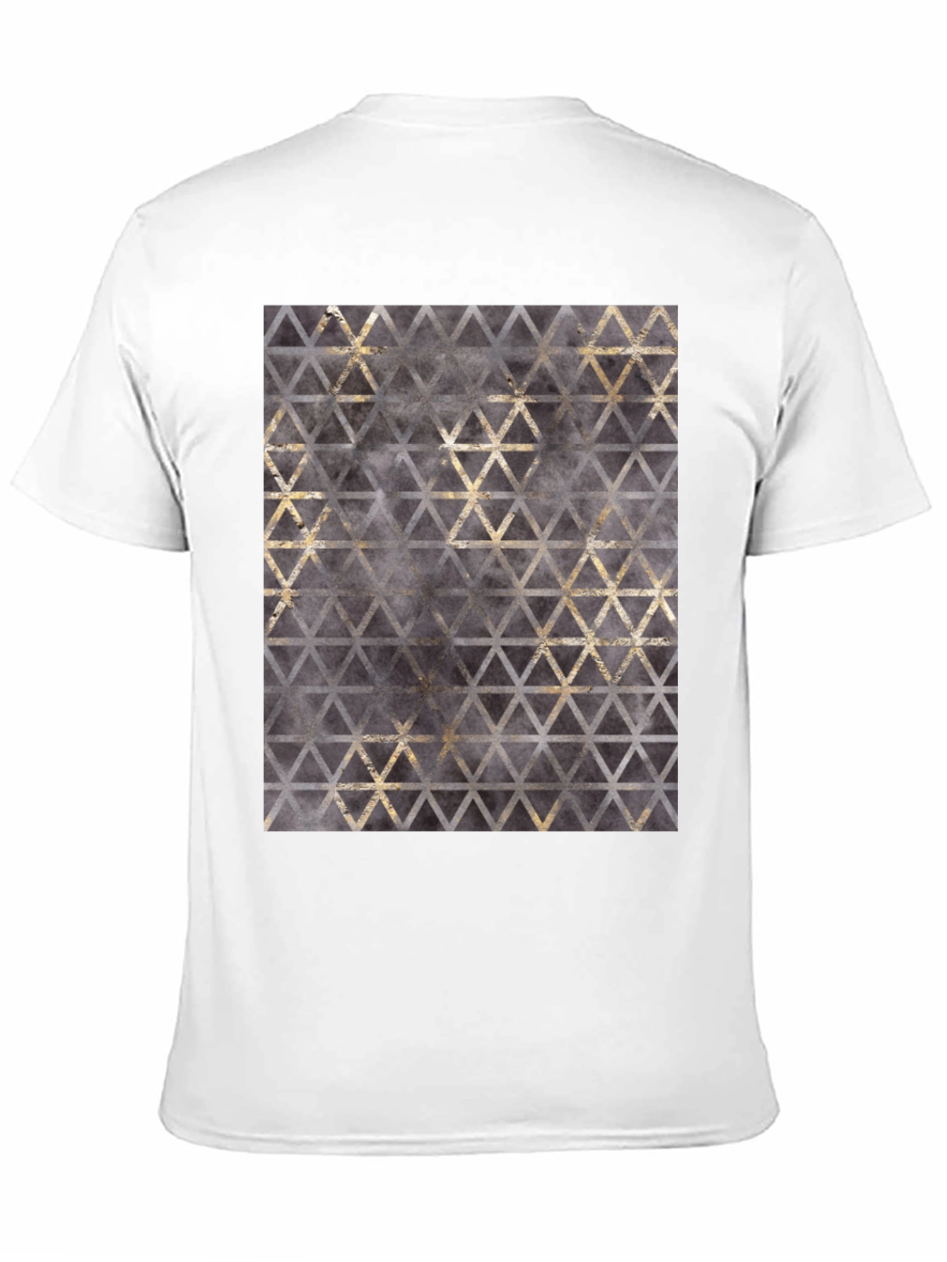 Geometric Triangle Print T-Shirt