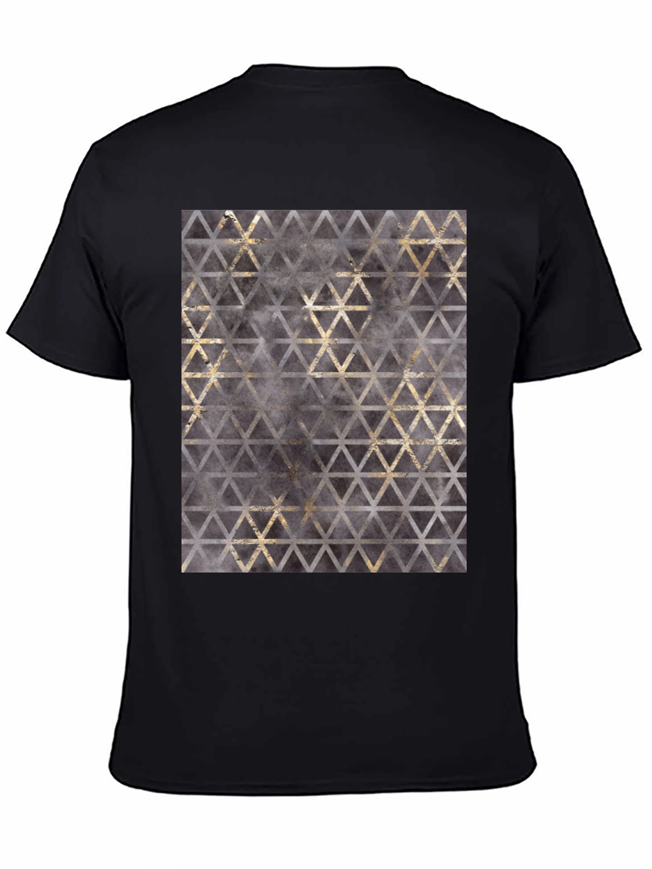 Geometric Triangle Print T-Shirt