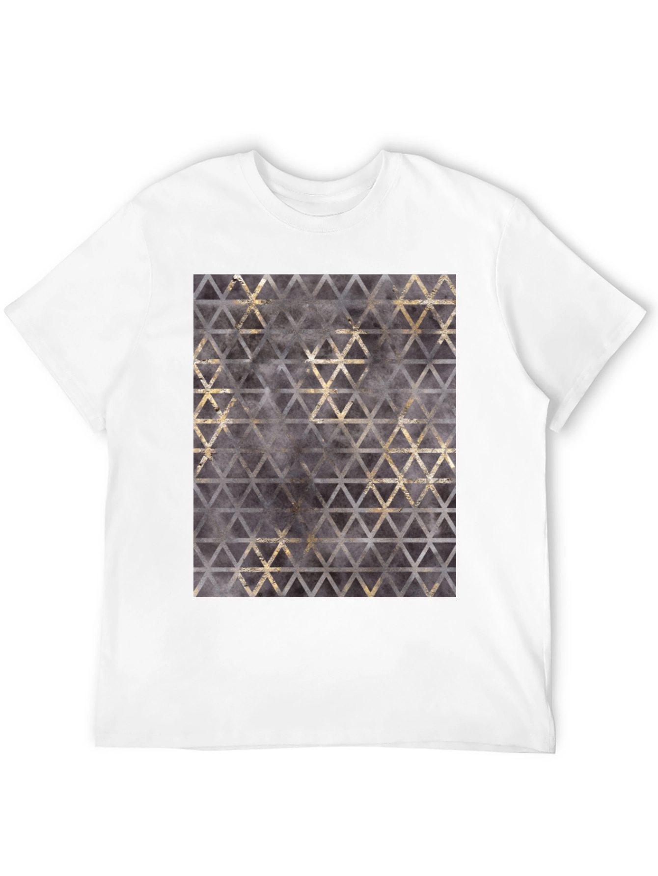 Geometric Triangle Print T-Shirt
