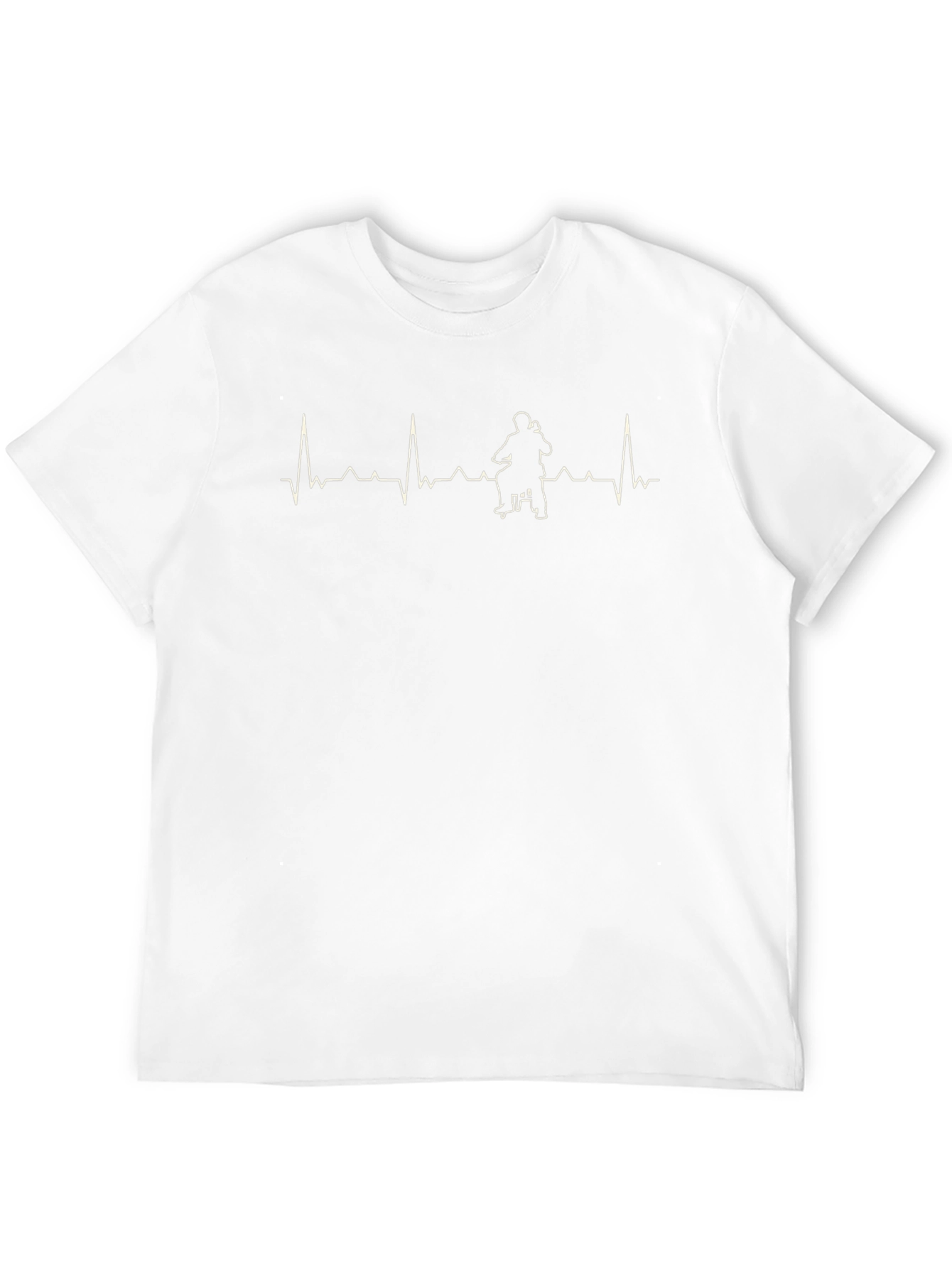 Motorcycle Heartbeat Graphic Tee