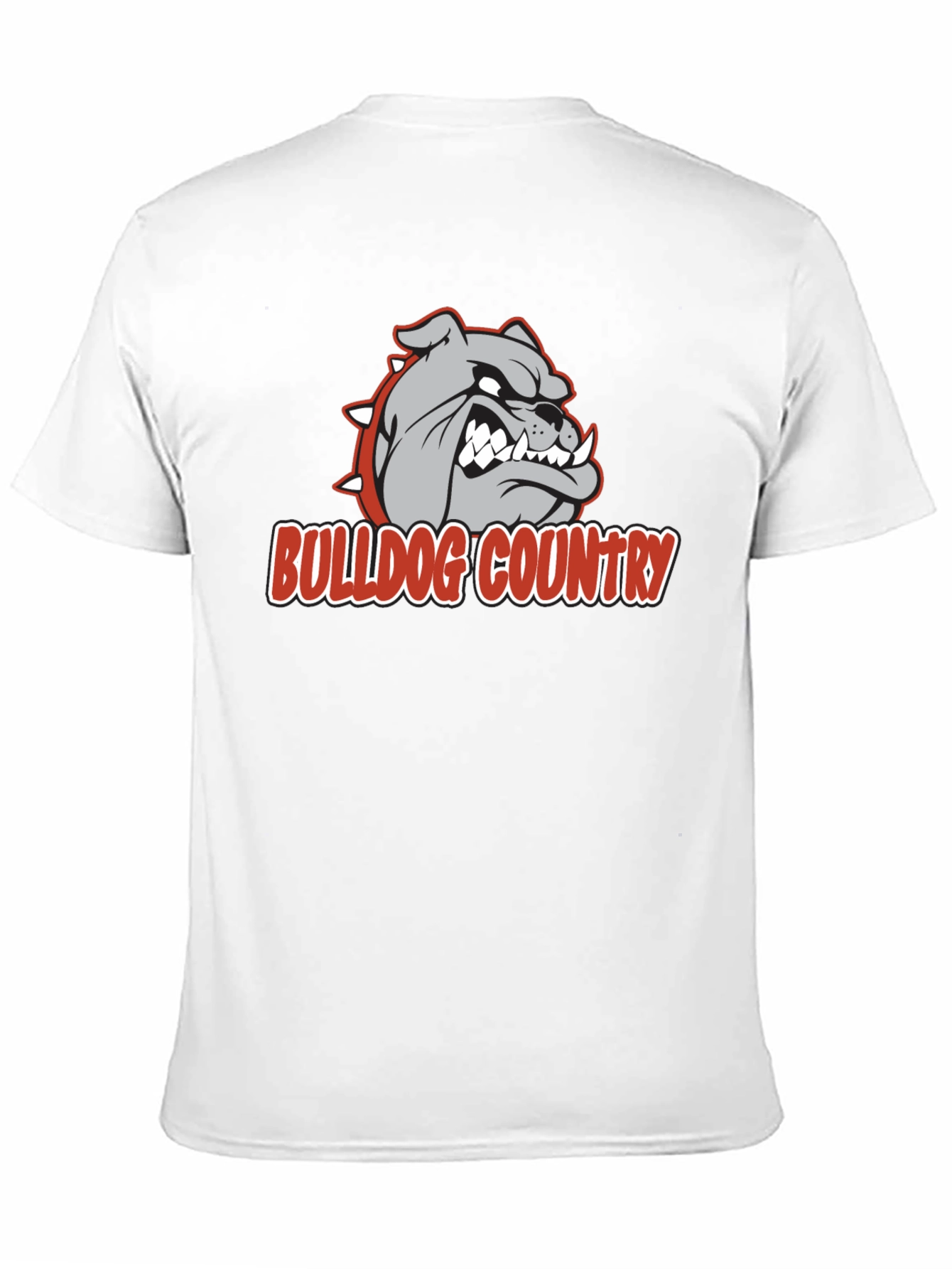 Bulldog Country Graphic T-Shirt - Black Cotton Tee