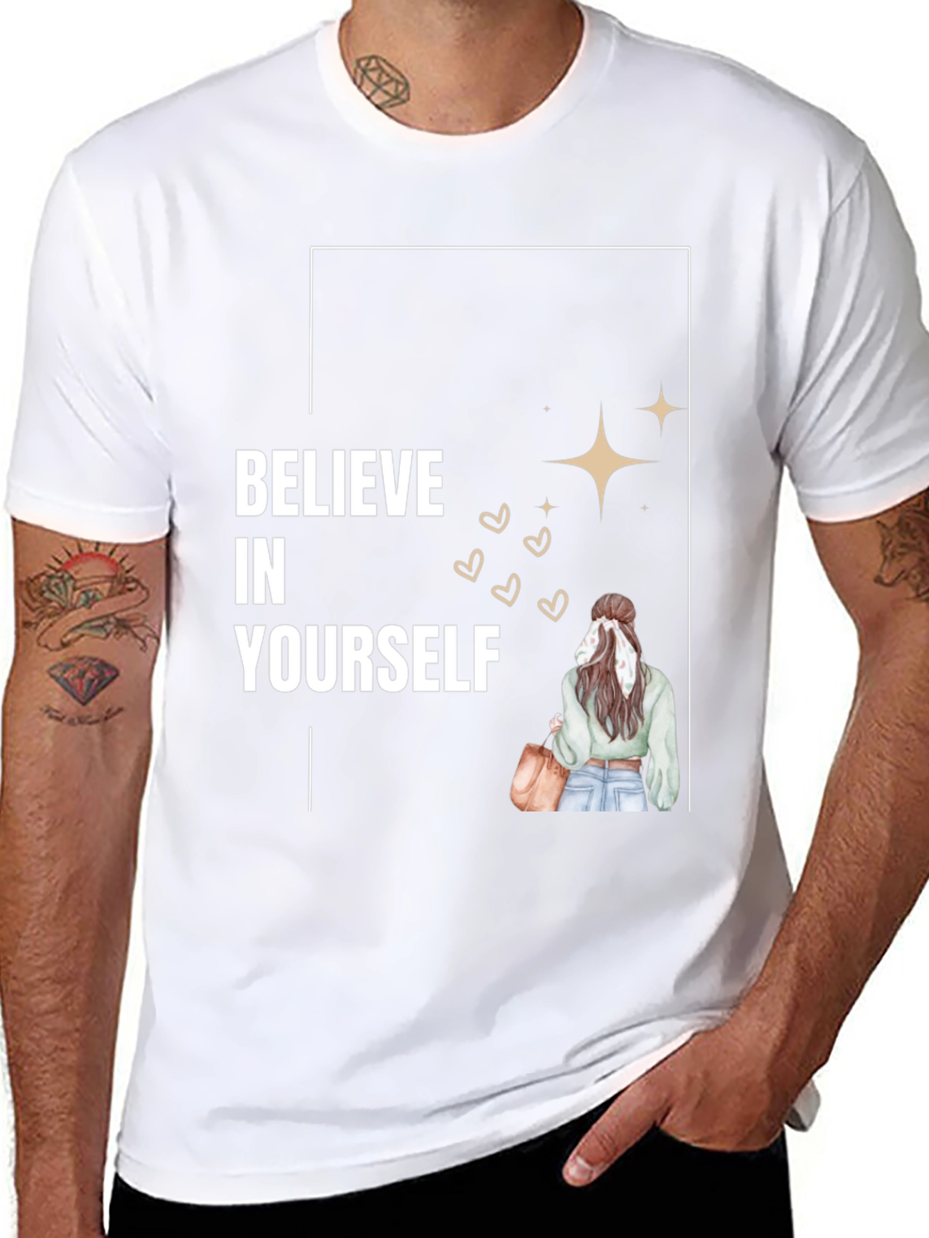 Believe In Yourself T-Shirt - Stylish Graphic Tee