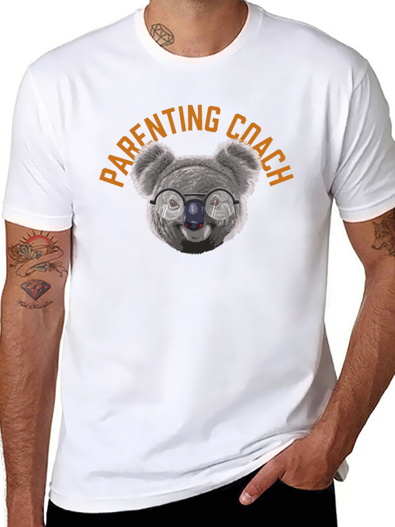 Parenting Coach Koala Bear Graphic T-Shirt