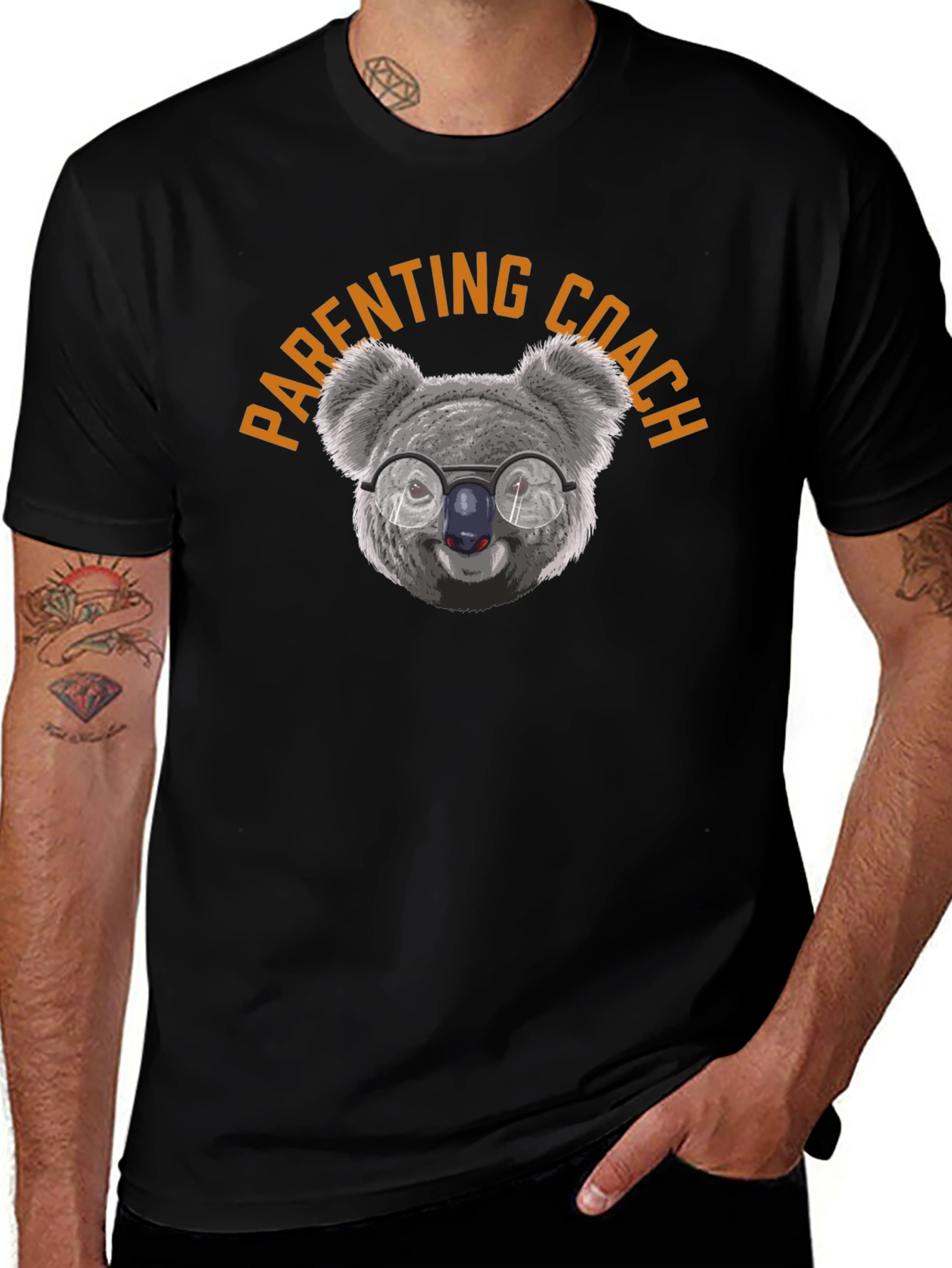 Parenting Coach Koala Bear Graphic T-Shirt