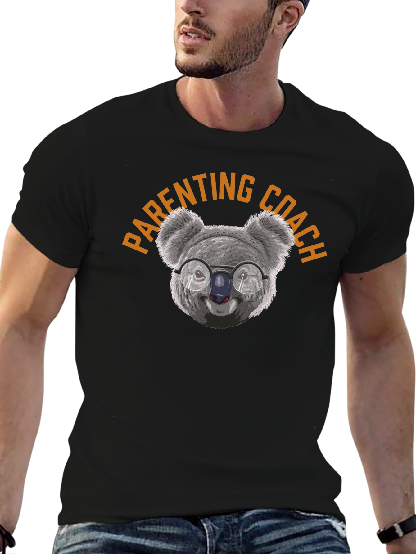 Parenting Coach Koala Bear Graphic T-Shirt