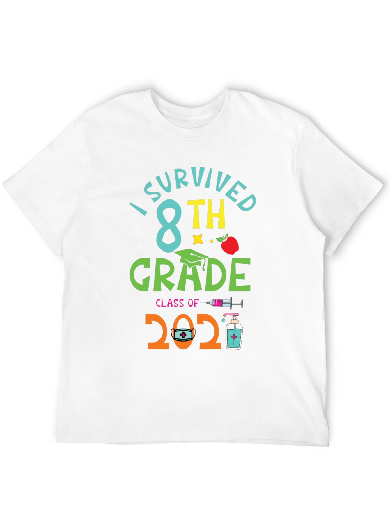 I Survived 8th Grade Class of 2021 T-Shirt