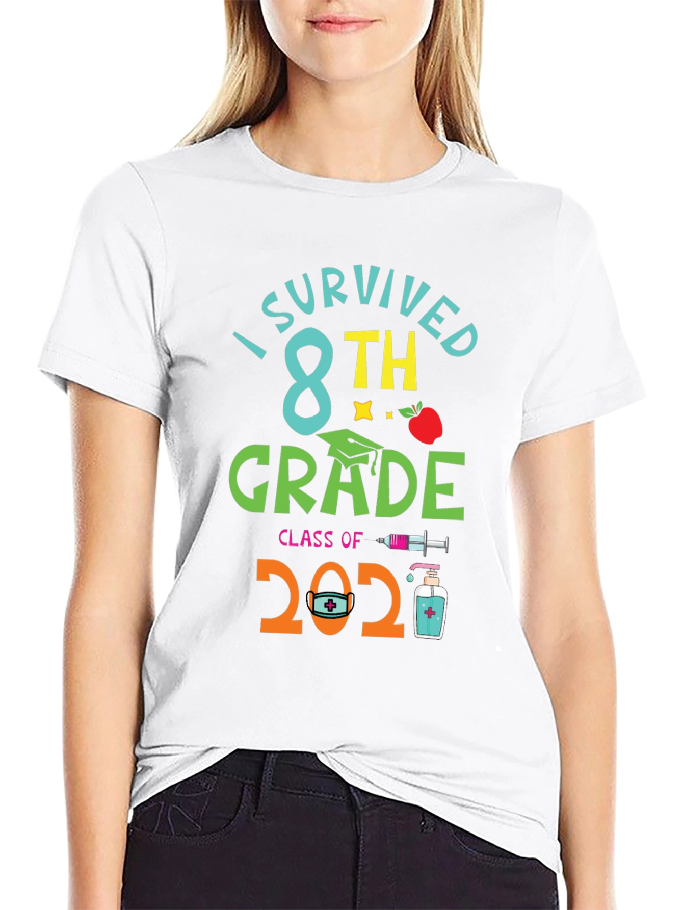 I Survived 8th Grade Class of 2021 T-Shirt