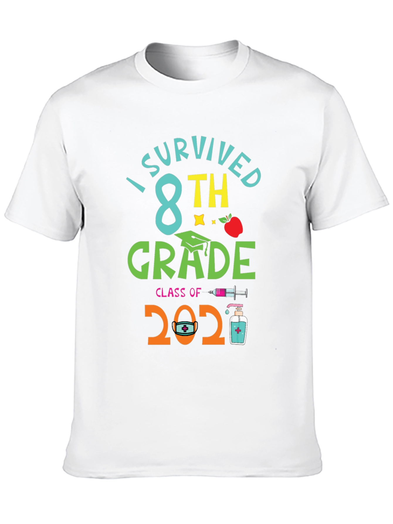 I Survived 8th Grade Class of 2021 T-Shirt
