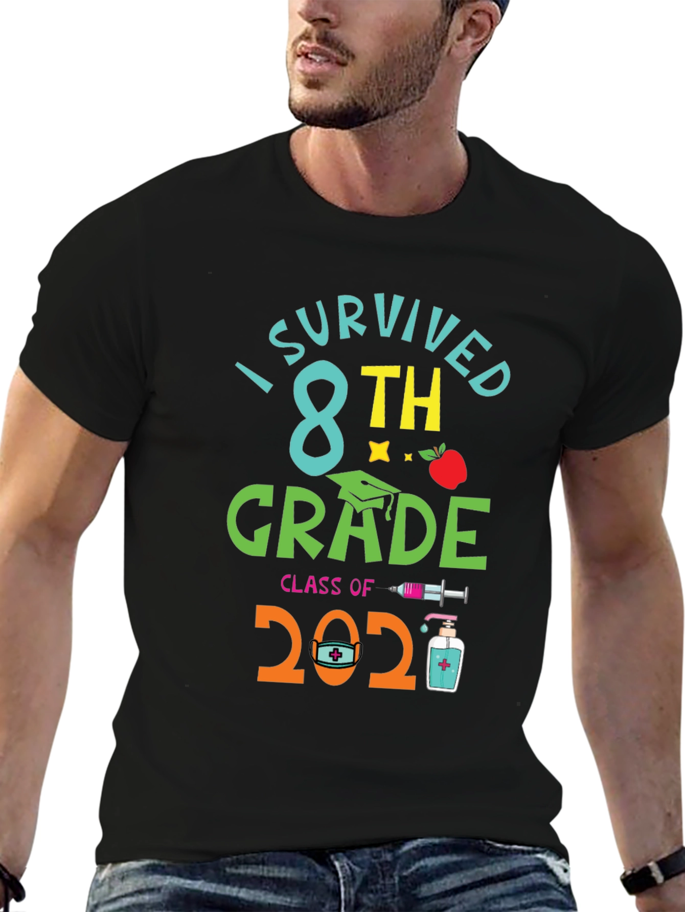 I Survived 8th Grade Class of 2021 T-Shirt