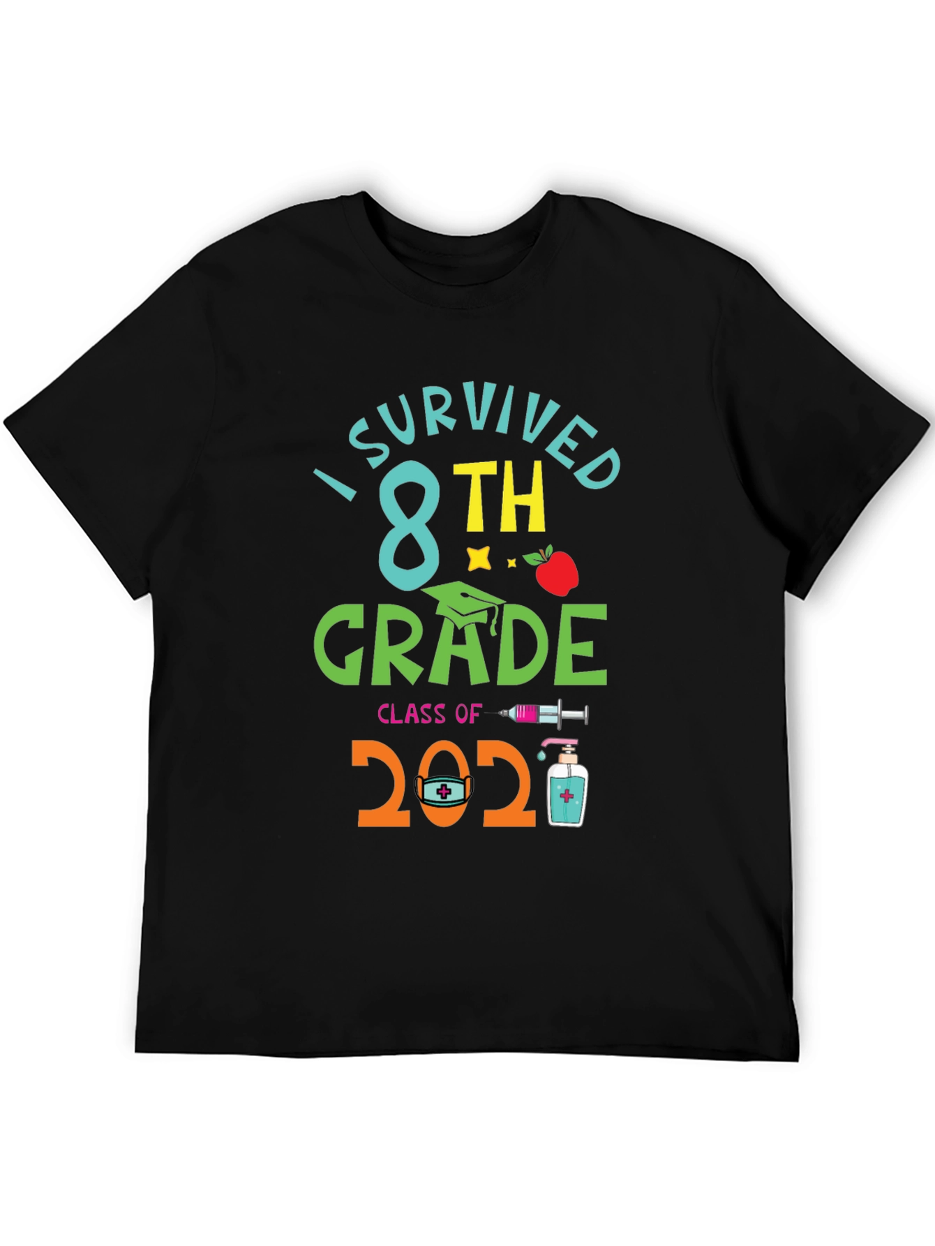 I Survived 8th Grade Class of 2021 T-Shirt