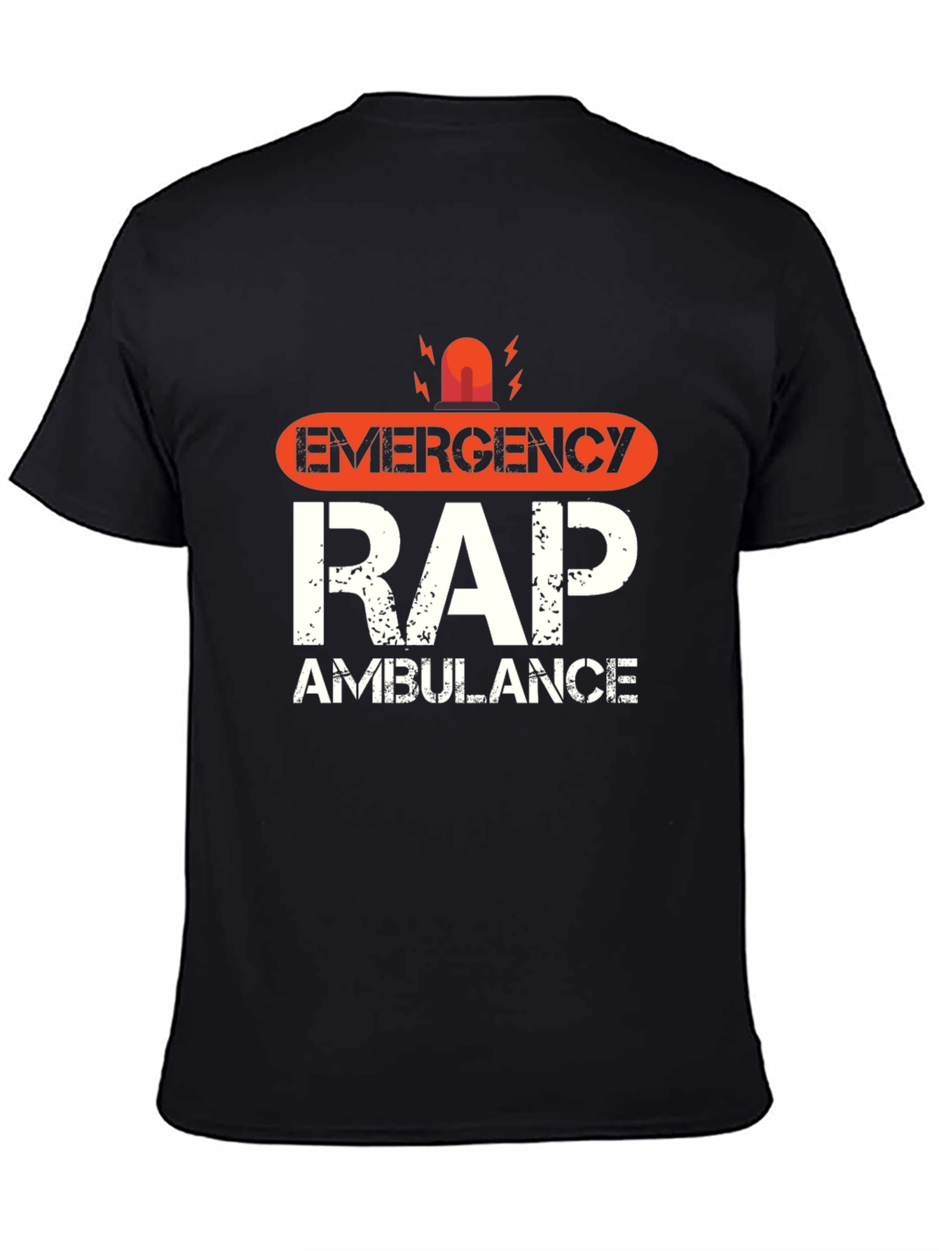 Emergency Rap Ambulance Graphic T-Shirt