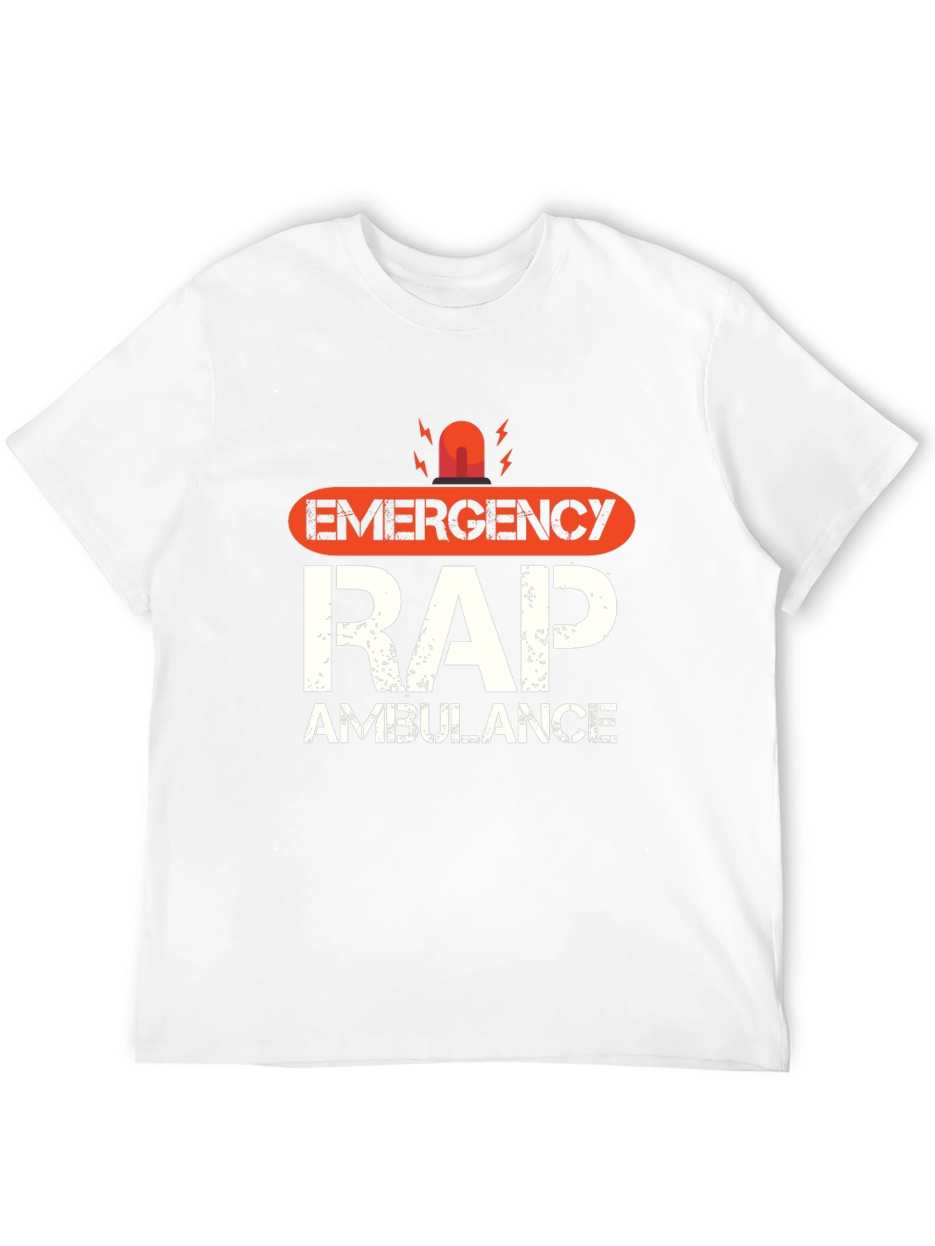 Emergency Rap Ambulance Graphic T-Shirt