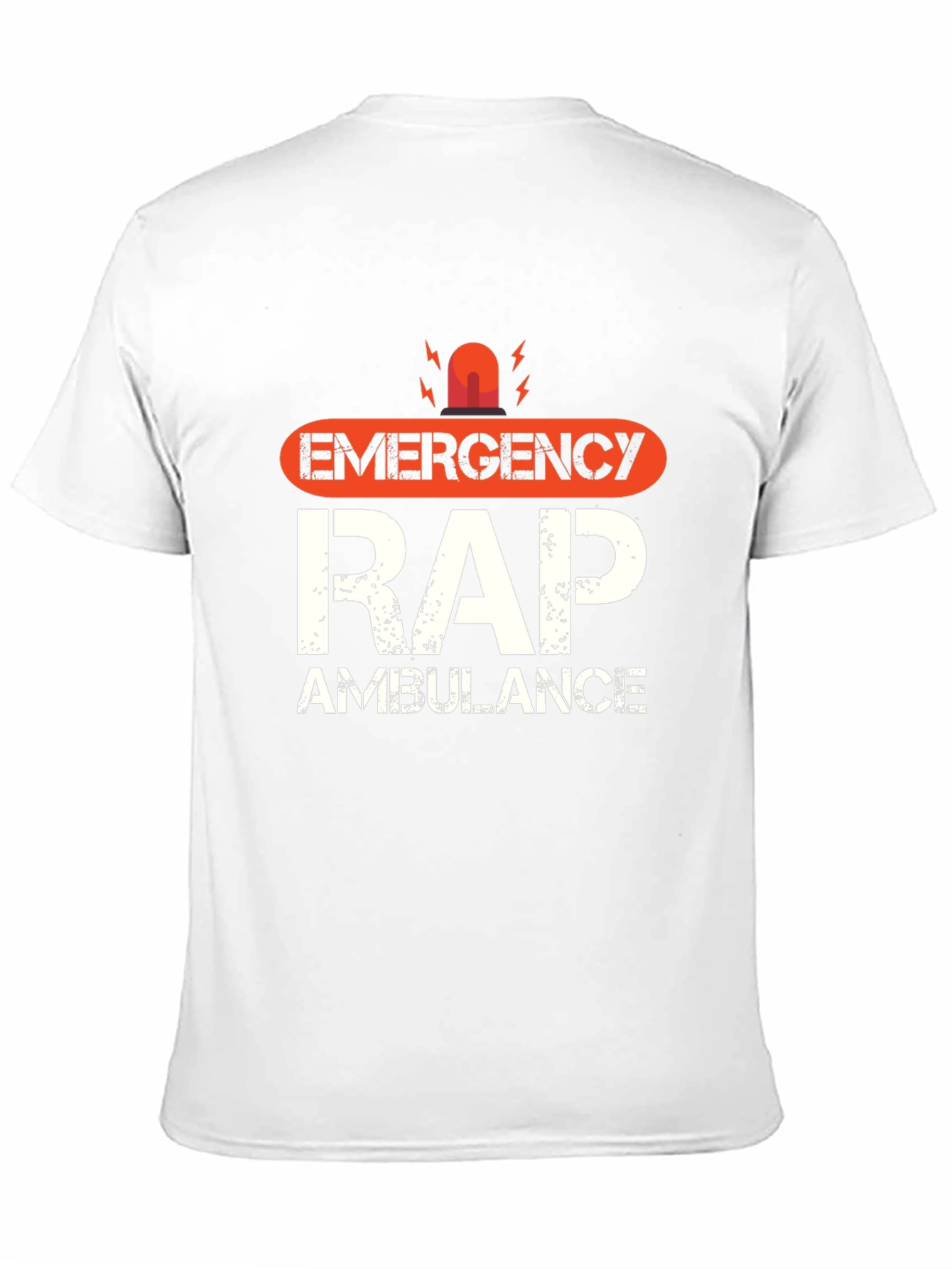 Emergency Rap Ambulance Graphic T-Shirt