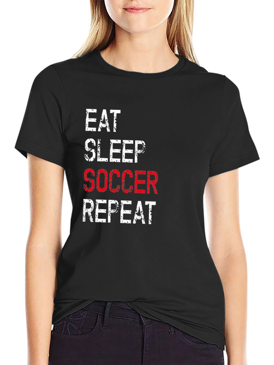 Eat Sleep Soccer Repeat T-Shirt