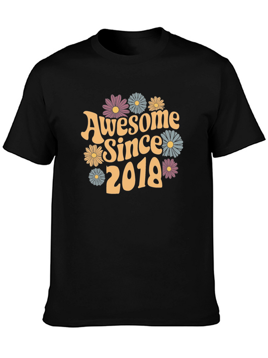 Awesome Since 2018 Graphic T-Shirt