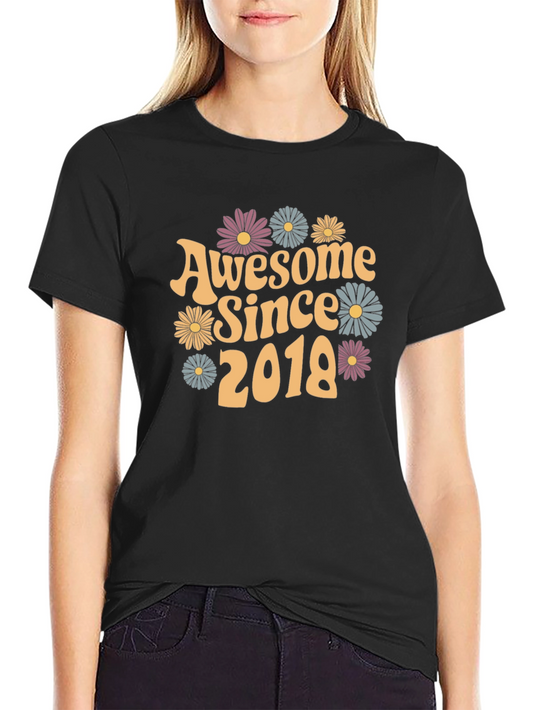 Awesome Since 2018 Graphic T-Shirt