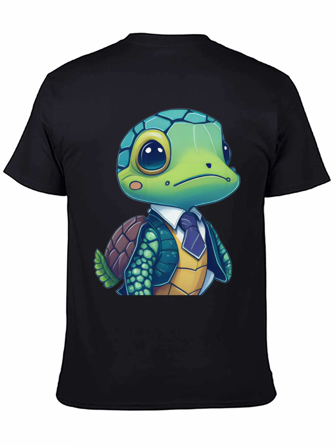 Turtle in Suit Graphic Tee - Premium Cotton Blend