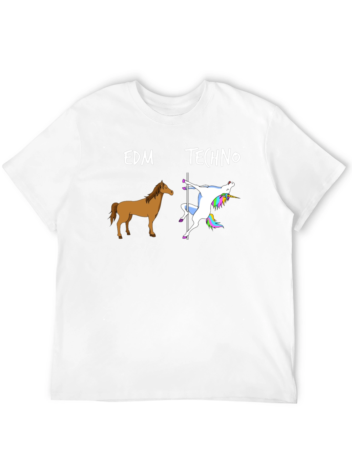 EDM Techno Horse Unicorn T-Shirt