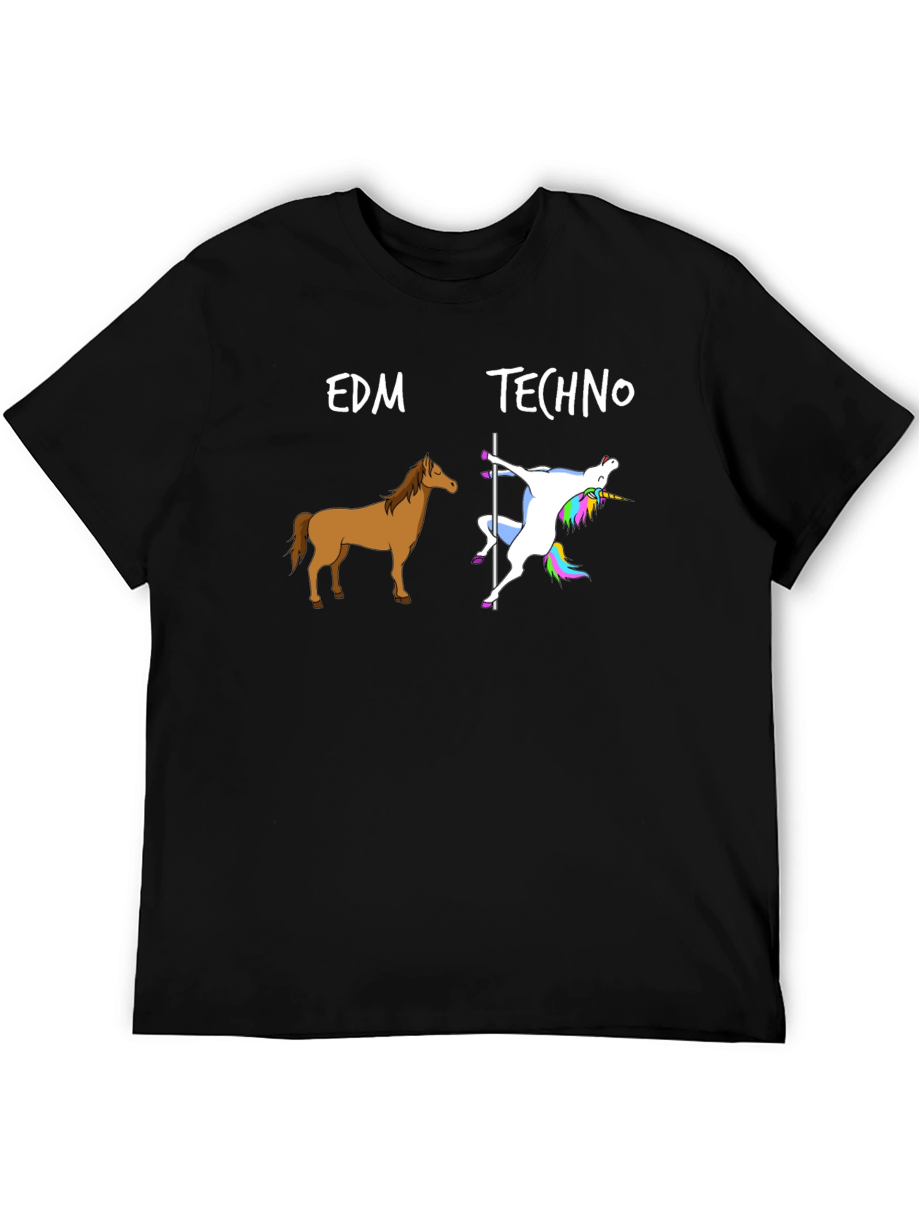 EDM Techno Horse Unicorn T-Shirt