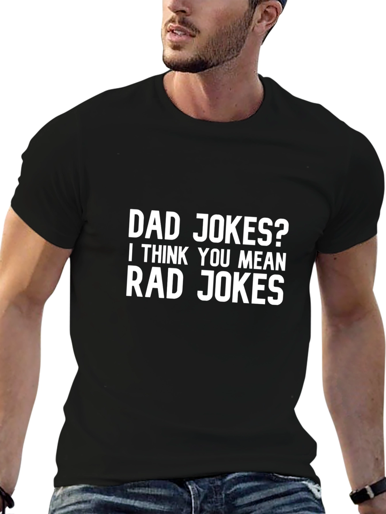 Rad Dad Jokes T-Shirt - Funny Fathers Day Tee