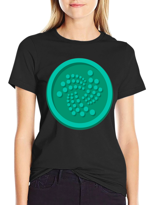 IOTA Cryptocurrency Logo T-Shirt - Black Tee