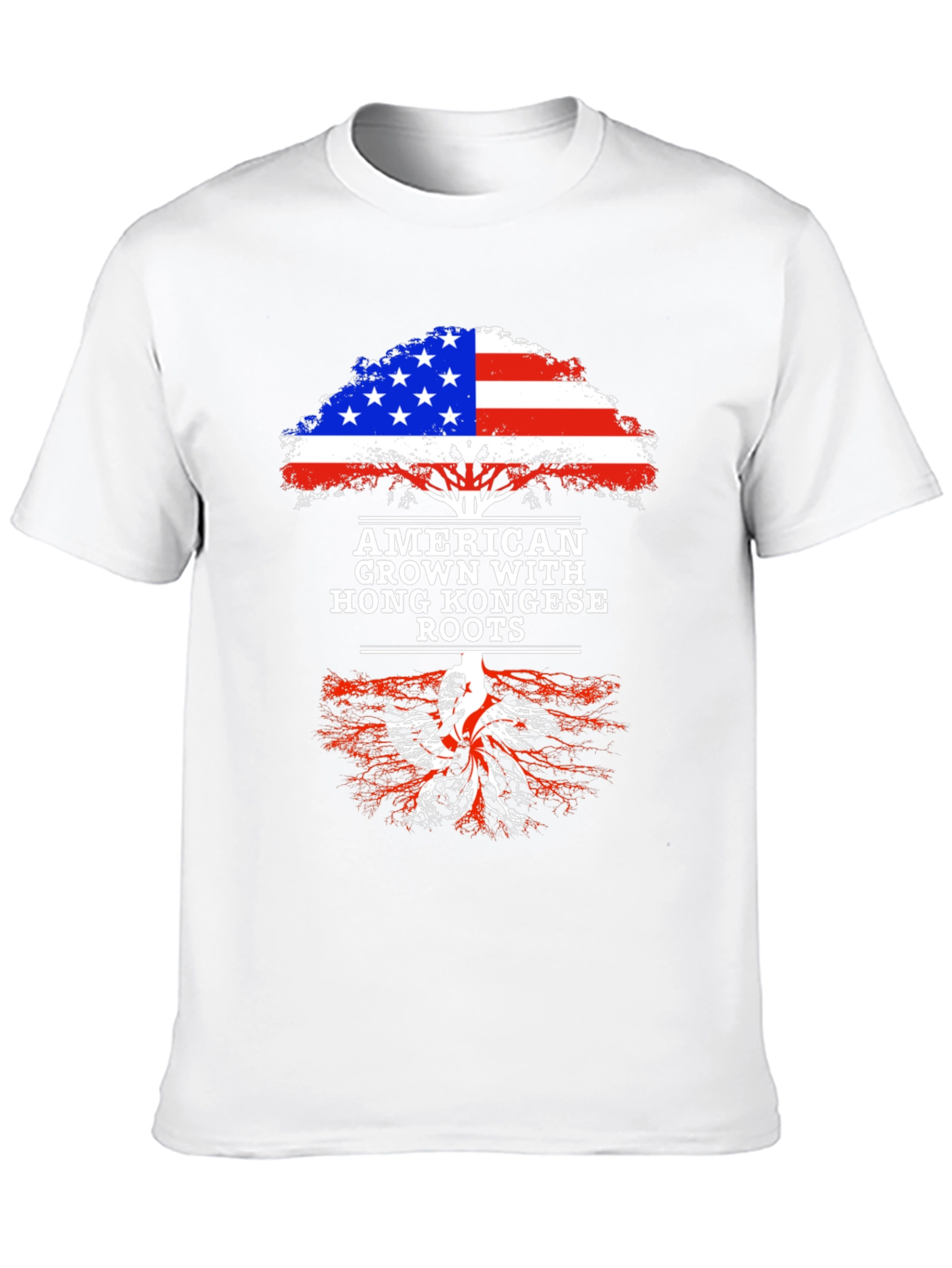 American Grown with Hong Kong Roots T-Shirt
