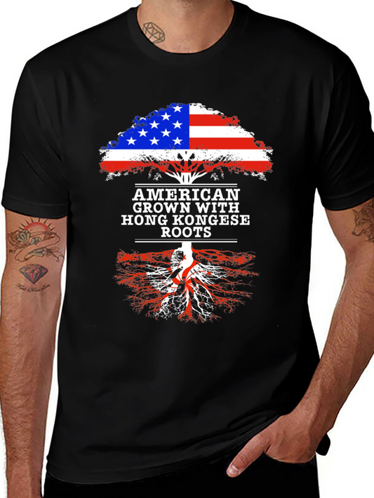 American Grown with Hong Kong Roots T-Shirt