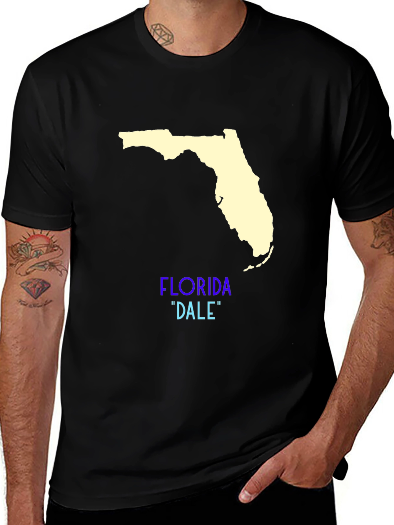 Florida Dale Black T-Shirt
