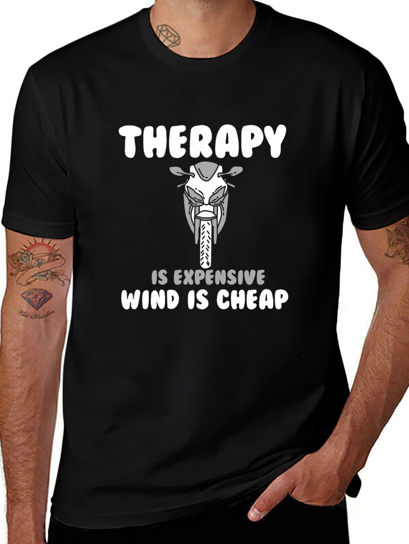 Therapy is Expensive Wind is Cheap Graphic Tee